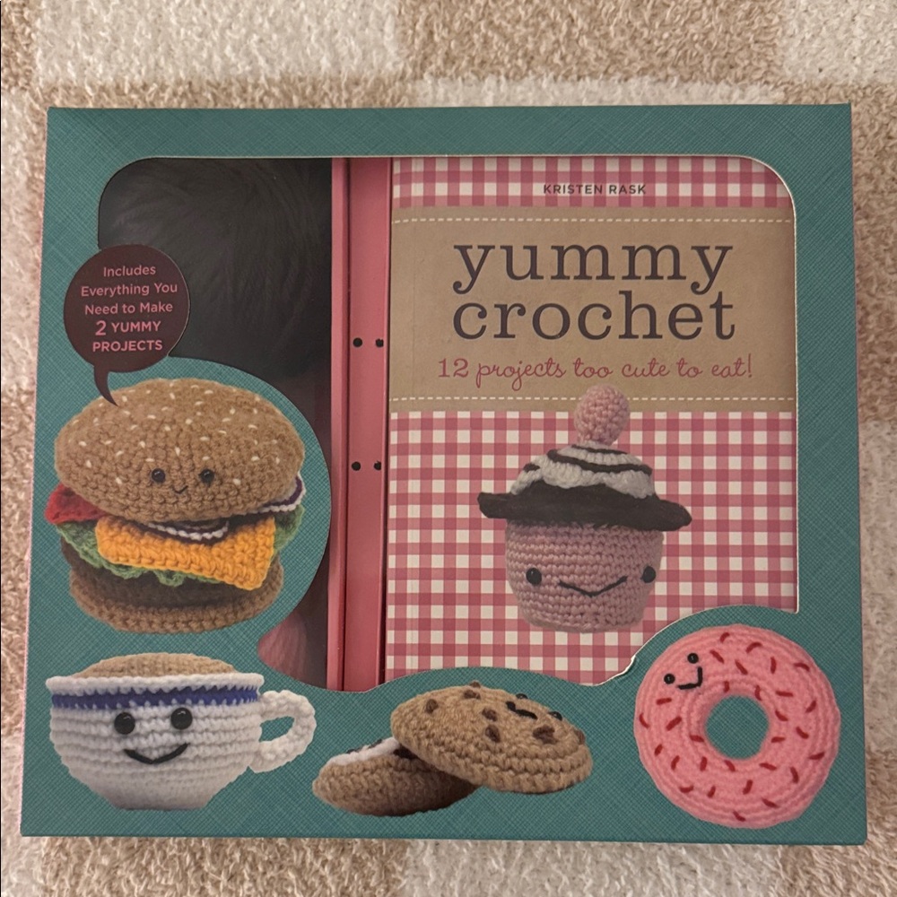 Yummy Crochet Kit by - Pink and Brown